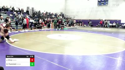 175 lbs Round Of 16 - Jake Gray, Northern Highlands vs David Postolaki, Ridgewood