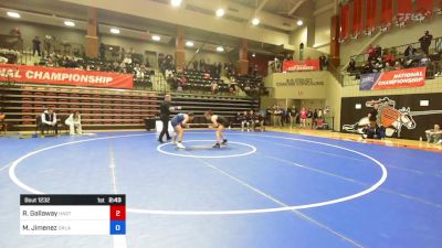 143 lbs Consi Of 8 #1 - Reagen Gallaway, Hastings (Neb.) vs Marissa Jimenez, Oklahoma City