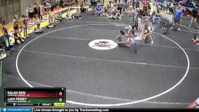 80 lbs Round 3 (6 Team) - Liam Finney, Carolina Reapers vs Kalan Sims, Cane Bay Cobras