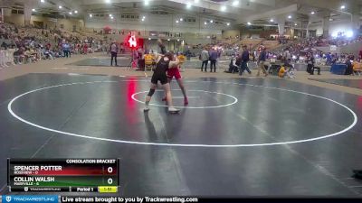 152 lbs Semis & 1st Wb (8 Team) - Spencer Potter, Rossview vs Collin Walsh, Maryville