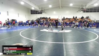 165 lbs Cons. Round 4 - Skyler Orozco, North Monterey vs Efosa Osayande, Peninsula