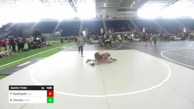 130 lbs Quarterfinal - Parker Applegate, Jwc vs Brock Kenney, Hawkeye WC