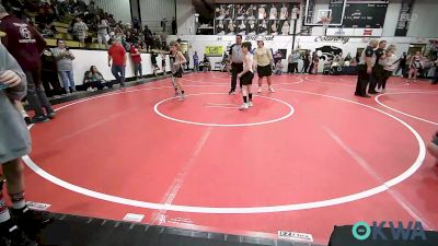 70 lbs Consi Of 8 #2 - Parker Dykes, Warrior Wrestling Club vs Jaxxson Buzzard, Salina Wrestling Club