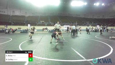 64 lbs Rr Rnd 1 - Everett Bolay, Perry Wrestling Academy vs Byntlee Coffey, Wagoner Takedown Club