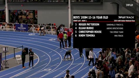 Youth Boys' 200m, Finals 1 - Age 15-16