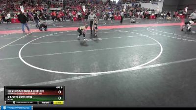 60 lbs Cons. Round 2 - Deydrian Brellenthin, Delavan-Darien Youth Wrestling vs Kaden Kreuzer, B.A.M.