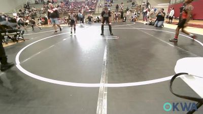 67 lbs Rr Rnd 1 - Levi Ezell, Tulsa North Mabee Stampede vs Bj Gahagan, Pin-King All Stars