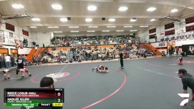 53 lbs Cons. Round 3 - Hadlee Allen, Powell Wrestling Club vs Reece Logue-Hall, Lander Tiger Tough Wrestling