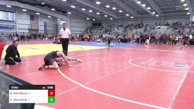 126 lbs Quarterfinal - Sean Garretson, MD vs Ethan Uhorchuk, TN