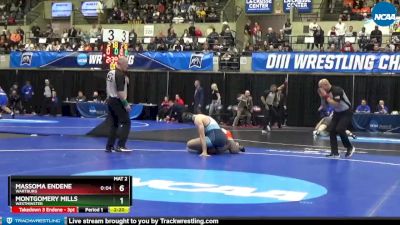 197 lbs Semifinal - Massoma Endene, Wartburg vs Montgomery Mills, Westminster