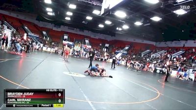 112 lbs Cons. Round 2 - Brayden Juday, Warrior RTC vs Carl Nihranz, Roughnecks WC