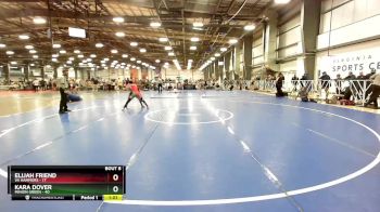 100 lbs Rd# 5- 3:45pm Friday Final Pool - Kara Dover, Minion Green vs Elijah Friend, VA Hammers