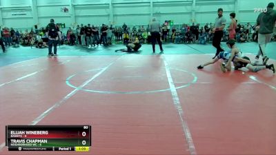 80 lbs Round 5 (10 Team) - Travis Chapman, Neighborhood WC vs Elijah Wineberg, Bandits