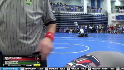 190 lbs Cons. Round 5 - Blake Driver, Whiteland Community vs Jonathan Rosas, LAKOTA