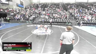 4A 130 lbs Quarterfinal - Erin Smith, Mountain Crest vs Anna Van Huss, Mountain Crest