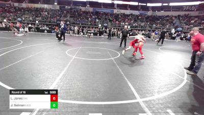 92 lbs Round Of 16 - Liam Jones, East Kansas Eagles vs Jrayton Salmon, Excelsior Springs Youth Wrestling