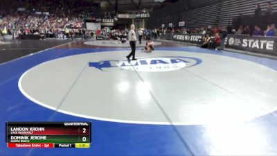 1B/2B 152 Quarterfinal - Dominik Jerome, North Beach vs Landon Krohn, Lake Roosevelt