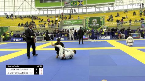 CARLOS JOSÉ LUIZ JUNIOR vs JOÃO VICTOR ALVES DE AGUIAR 2024 Brasileiro Jiu-Jitsu IBJJF