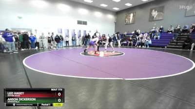 190 lbs Cons. Round 5 - Anson Dickerson, Springfield vs Leo Hagey, Father Ryan