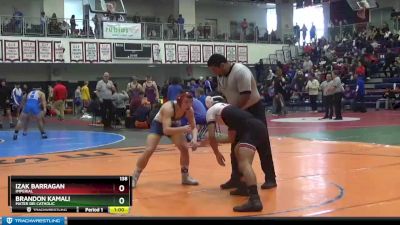 138 lbs Cons. Round 5 - Izak Barragan, Imperial vs Brandon Kamali, Mater Dei Catholic