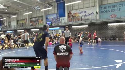 45 lbs 2nd Wrestleback (16 Team) - Sawyer Wankowski, Alabama Elite Blue vs Averick Cohn, WALA Littles