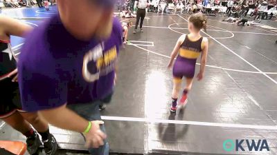 62-67 lbs Rr Rnd 2 - Caitlin Prock, Vian Wrestling Club vs Whitley Holmes, Sperry Wrestling Club