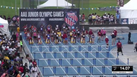 Youth Women's 100m Hurdles Championship, Semi-Finals 4 - Age 17-18