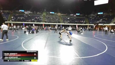 102 lbs Quarterfinal - Rush Jennett, Sebolt Wrestling Academy vs Jon Gonzalez, Sebolt Wrestling Academy