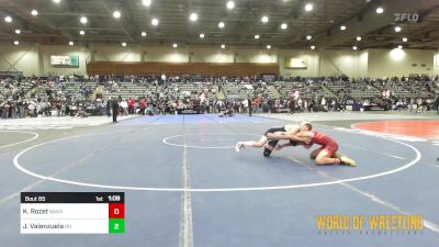 100 lbs Semifinal - Kameo Rozet, Nakamura Wrestling vs Jessie Valenzuela, Rough House