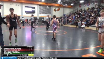 BN-12 lbs Quarterfinal - Brayden Polodna, Jesup Mat Club vs Cameron Crawford, Golden Hawk Wrestling Club