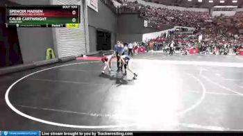 120 lbs Champ. Round 1 - Spencer Madsen, Askren Wrestling Academy vs Caleb Cartwright, Green Bay