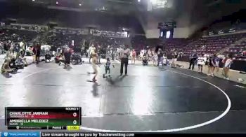 45 lbs Round 3 (4 Team) - Ambriella Meledez, Duran vs Charlotte Jarman, Thorobred WC