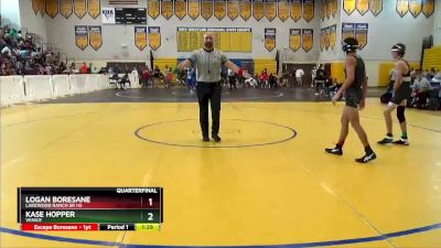 106 lbs Quarterfinal - Logan Boresane, Lakewood Ranch Sr Hs vs Kase Hopper, Venice