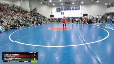 115 lbs 1st Place Match - Lilly Quintanilla, Thermopolis vs Abigail Vroman, Cheyenne Central