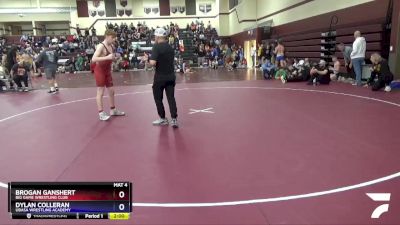 16UB-8 lbs Round 3 - Brogan Ganshert, Big Game Wrestling Club vs Dylan Colleran, Ubasa Wrestling Academy