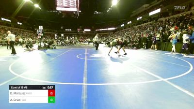 126 lbs Consi Of 16 #2 - Dominic Marquez, Paso Robles vs Anthony Cruz, Folsom