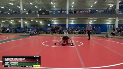 96 lbs Round 1 (16 Team) - Everett Dorshorst, Askren Wrestling Academy 2 vs Joey Warner, Burnett Trained