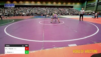 132 lbs Round Of 64 - Wyatt Johnson-Walsh, Apollo Mat Club vs Lonnie Adams, Nevada Elite