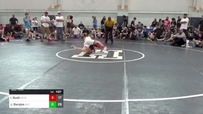 120 lbs Pools - Isaiah Bush, Metro All-Stars vs Juan Barajas, Dayton Bandits - Gray