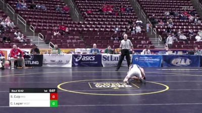 107 lbs Consi Of 16 #2 - Sam Culp, Red Land vs Connor Lagier, West Scranton