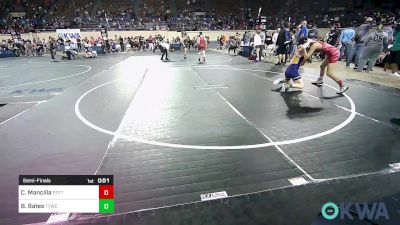 119 lbs Semifinal - Chris Mancilla, Standfast vs Brody Bates, Team Tulsa Wrestling Club