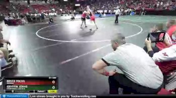 D1-285 lbs Quarterfinal - Bryce Fochs, Neenah vs Gryffin Jonas, Manitowoc Lincoln
