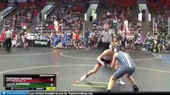 85 lbs Quarterfinals (8 Team) - Lucca Guerrero, Dakota vs Matthew Watkins, Brighton Orange