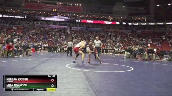 3A-145 lbs Cons. Round 2 - Luke Hageman, Marshalltown vs Keegan Kayser, LeMars