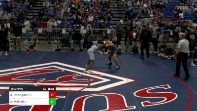 120 lbs 7th Place - Antonio Rodriguez, CA vs Antonio Mills III, GA