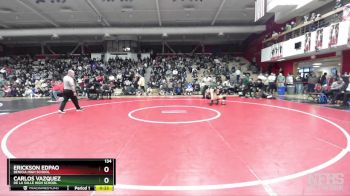 134 lbs 3rd Place Match - Carlos Vazquez, De La Salle High School vs Erickson Edpao, Benicia High School