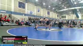 195 lbs Round 3 (4 Team) - Oliver Piwoszkin, Bloomington South vs Judah Wheeler, Franklin Community