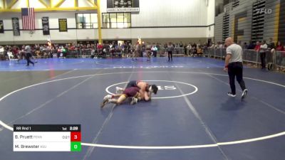 125E lbs Rr Rnd 1 - Brady Pruett, Penn vs Max Brewster, Asu