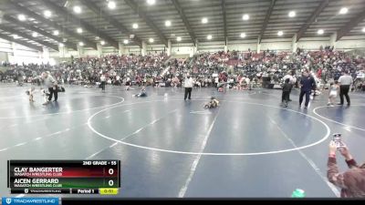 55 lbs Semifinal - Aicen Gerrard, Wasatch Wrestling Club vs Clay Bangerter, Wasatch Wrestling Club