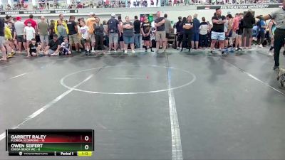 72 lbs Quarterfinals (8 Team) - Garrett Raley, Florida Scorpions vs Owen Seifert, Cocoa Beach WC